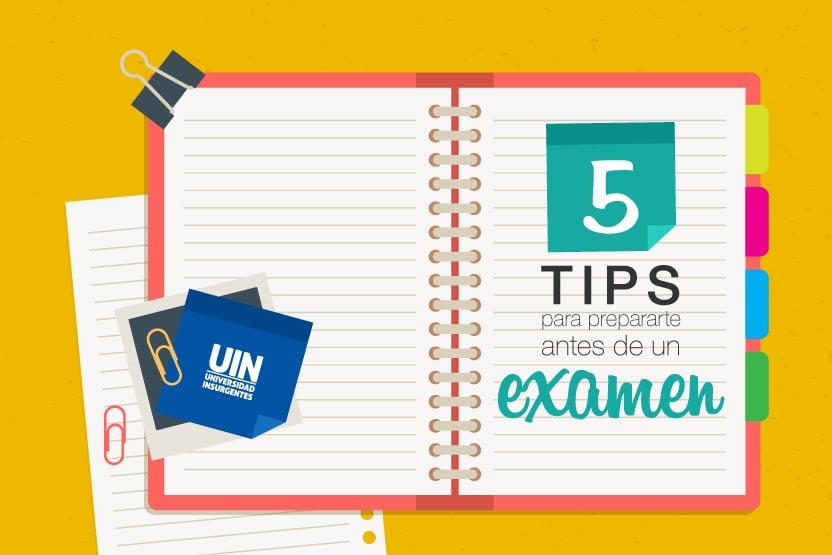 5 tips para prepararte antes de un examen